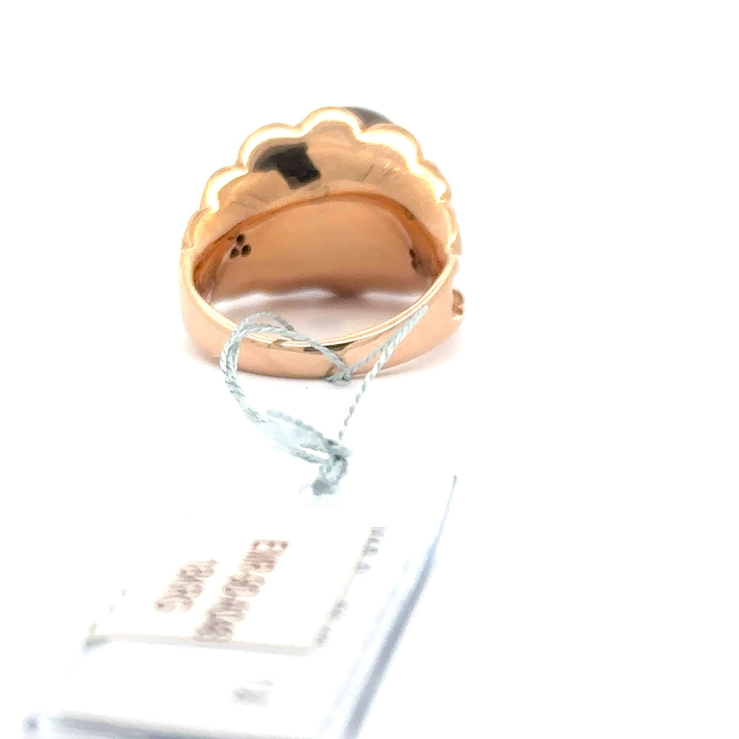 Elegant 18K Rose Gold women’s Ring with 12.5mm Pearl Ring.