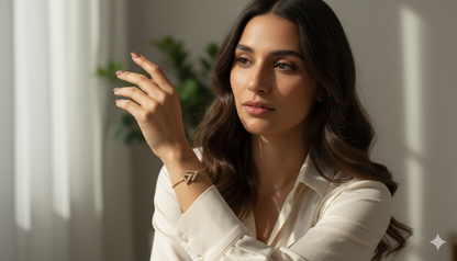 0.20 ctw Lab Grown Diamond | Designer Bangle.