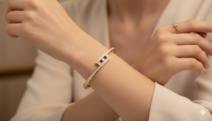1.00 ctw Lab-Grown Diamond Bracelet.