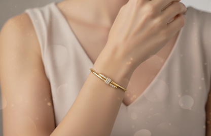 0.30 ctw Lab Grown Diamonds | Designer Bangle.