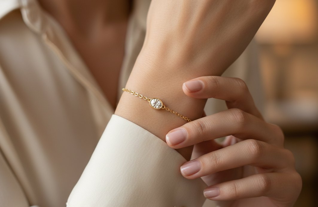 1.00 ctw Oval Cut Lab Grown Diamond | Loose Bracelet