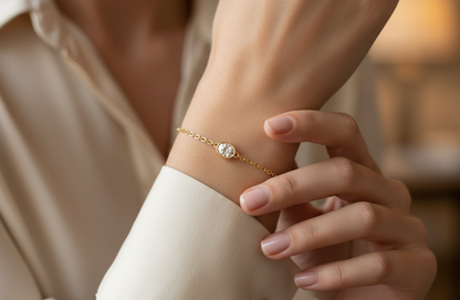 1.00 ctw Oval Cut Lab Grown Diamond | Loose Bracelet