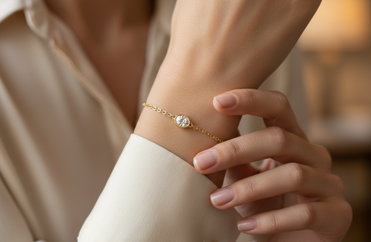 1.00 ctw Oval Cut Lab Grown Diamond | Loose Bracelet