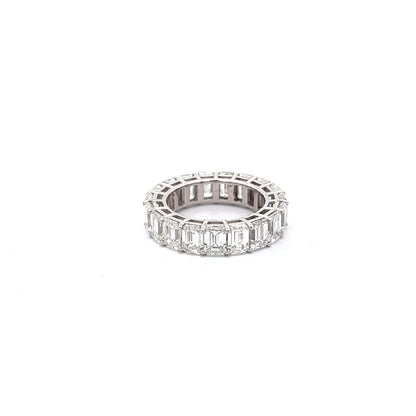 9.70 ctw Lab-Grown Diamonds Eternity Band | Platinum