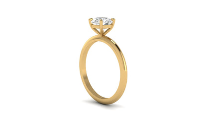 1.00 ctw Round Shape Lab Grown Diamond | 4 Prong Setting | Solitaire Ring.