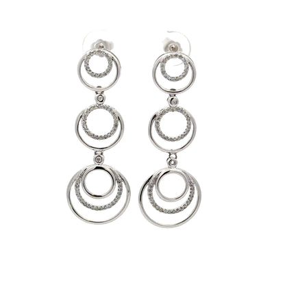 0.45 ct Natural Diamonds | 14k White Gold.