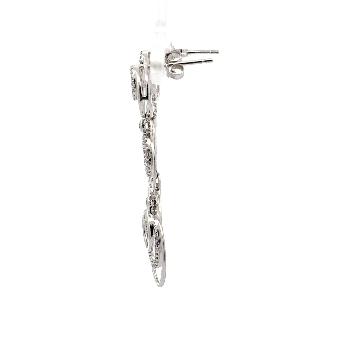 0.45 ct Natural Diamonds | 14k White Gold.