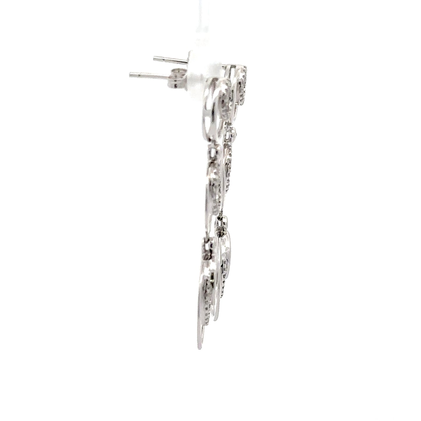 0.45 ct Natural Diamonds | 14k White Gold.