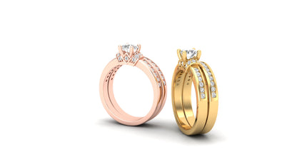 2.00 ctw Round Shape Lab Grown Diamonds | Designer Ring.