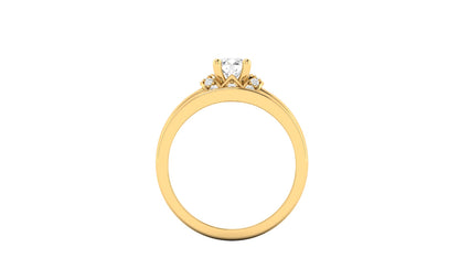 2.00 ctw Round Shape Lab Grown Diamonds | Designer Ring.
