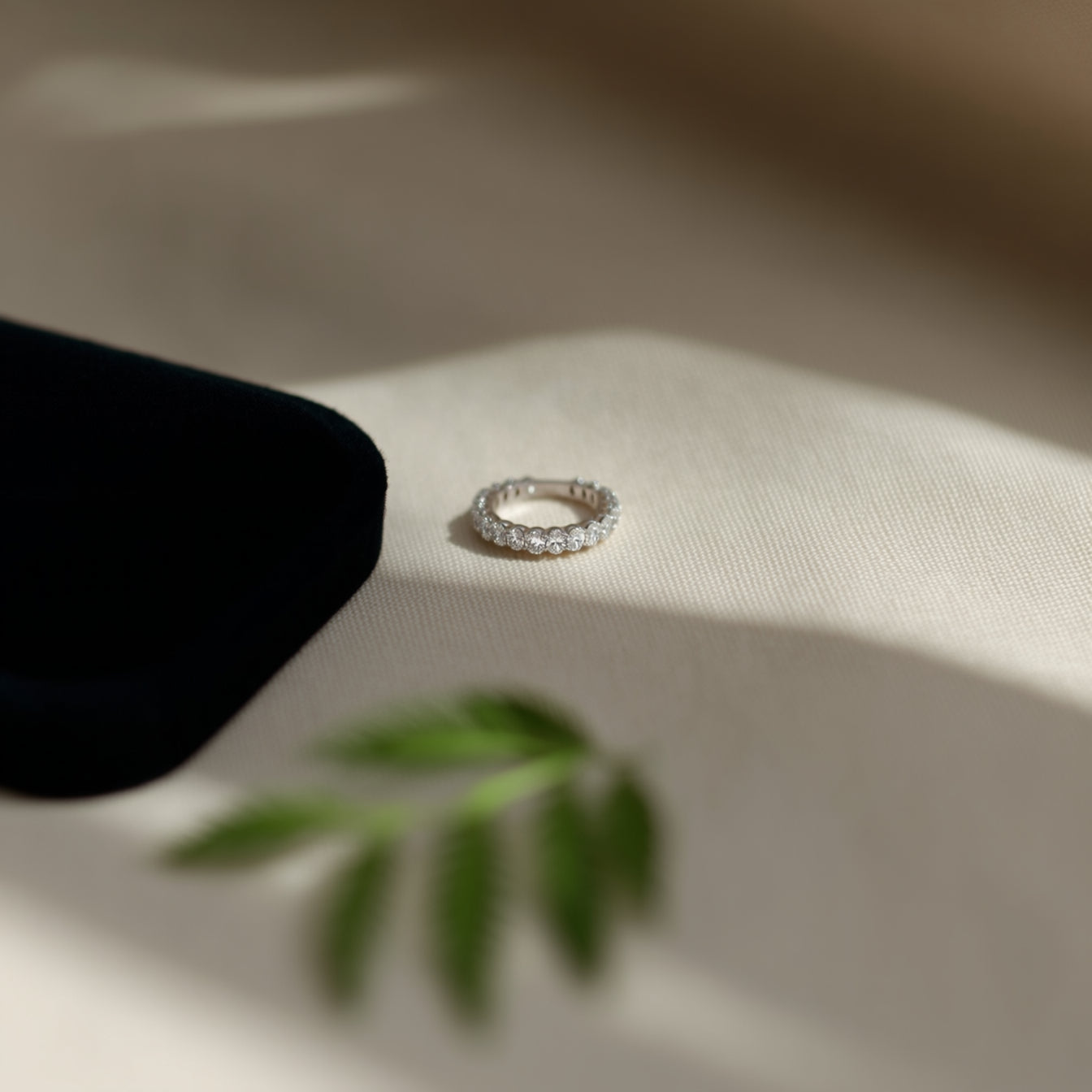 Lab Grown Oval-Cut Eternity Band | 15-Pointers