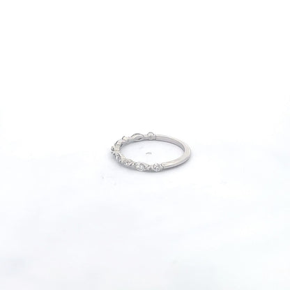 0.38 ctw Natural Diamonds Band | Platinum