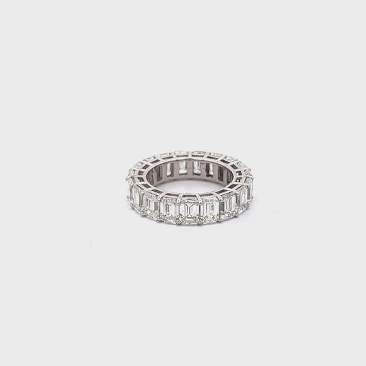 9.70 ctw Lab-Grown Diamonds Eternity Band | Platinum