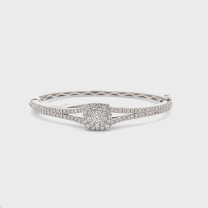 2.37 ctw Natural Diamonds | 14k White Gold.