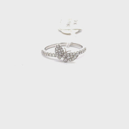 18K White Gold Ring