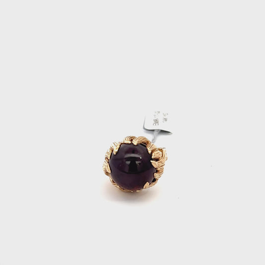 14K YG | STAR SAPPHIRE | VINTAGE FASHION RING