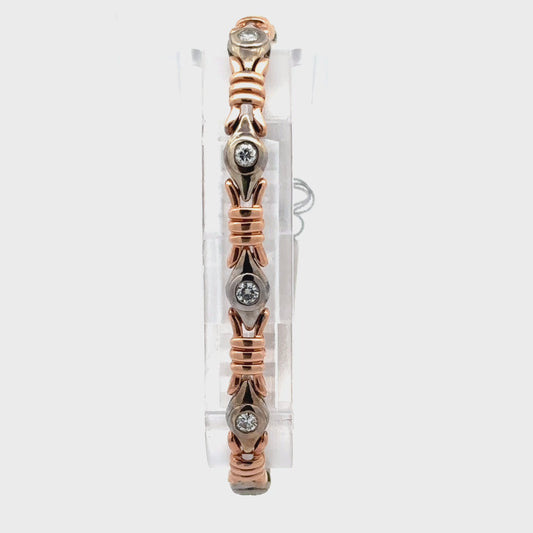 1.00 ctw Natural Diamonds | 14k Rose Gold