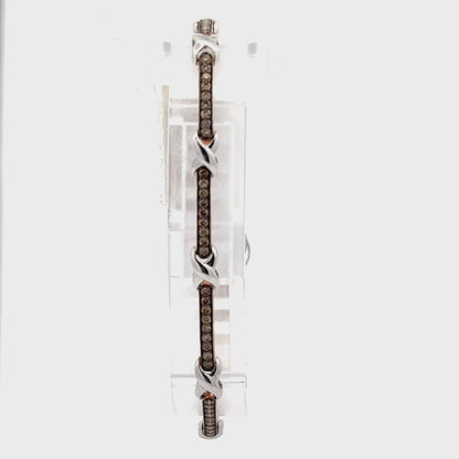 1.15 ctw Natural Chocolate Diamonds | 14k White/Rose Gold.