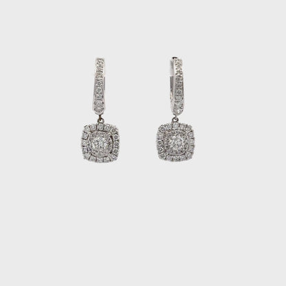 1.05 ct Natural Diamonds | 14k White Gold.
