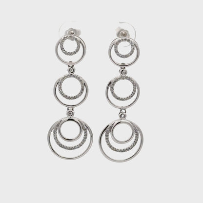 0.45 ct Natural Diamonds | 14k White Gold.