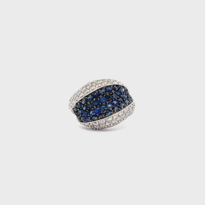 18K White Gold Ring.