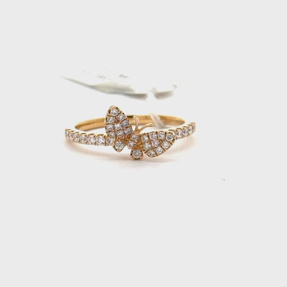 18K Yellow Gold Ring