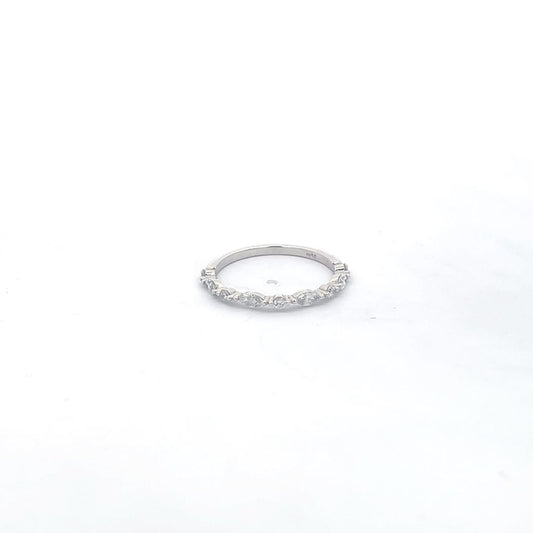 0.38 ctw Natural Diamonds Band | Platinum